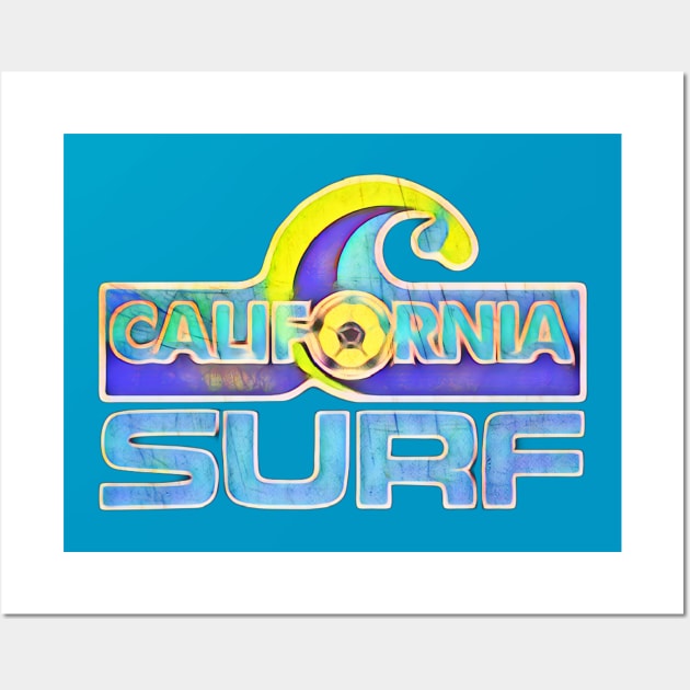 California Surf Soccer Wall Art by Kitta’s Shop